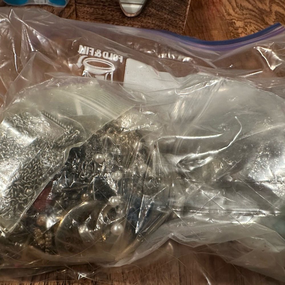 Costume Gold and Silver Jewelry Lot - Picture 2 of 11